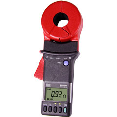 Clamp ground resistance meter